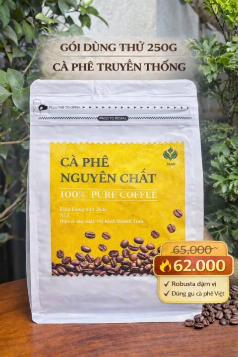 CÀ PHÊ NGUYÊN CHẤT BUÔN MA THUỘT 250GR