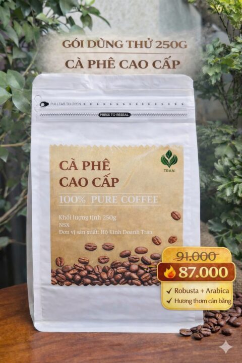 CÀ PHÊ RANG XAY CAO CẤP 250GR