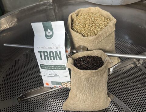 Cà phê rang xay đậm mạnh – Nguyên chất Buôn Ma Thuột